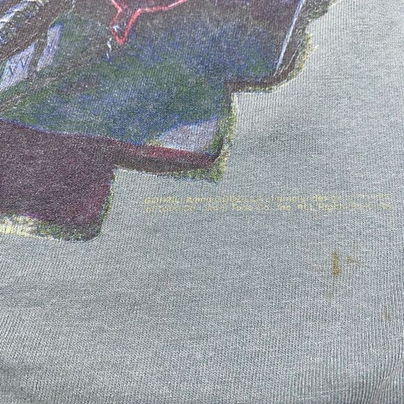 90s Vintage Made USA 1994 GODZILLA Promo KING OF THE MONSTERS T SHIRT YTH large - Picture 7 of 10